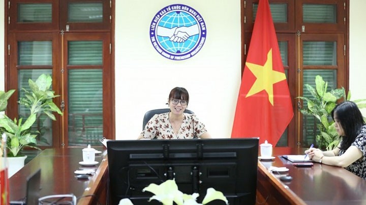 Nguyen Thi Thu Giang, directrice adjointe du Département d’Europe de VUFO. Photo : thoidai