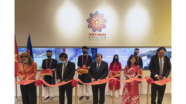 La cérémonie d’ouverture du pavillon du Vietnam. Photo : NDEL.