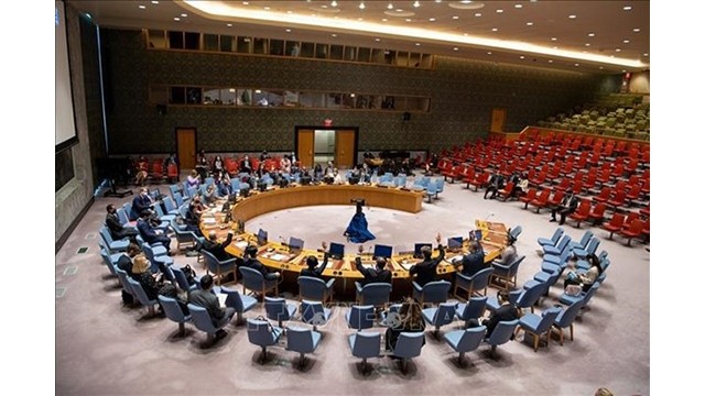  Lors d'une réunion du Conseil de sécurité de l'ONU. Photo : VNA.