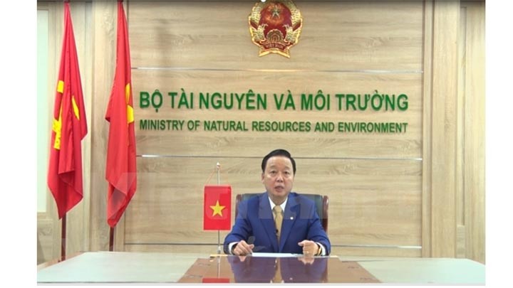 Le ministre vietnamien des Ressources naturelles et de l’Environnement, Trân Hông Hà. Photo : VNA.
