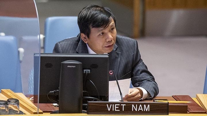 L’ambassadeur Dang Dinh Quy, chef de la Mission permanente du Vietnam auprès des Nations Unies. Photo : baoquocte.