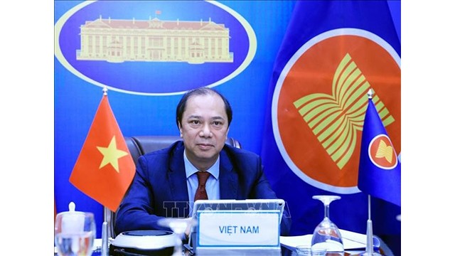 Le vice-ministre des Affaires étrangères Nguyên Quôc Dung. Photo : VNA.