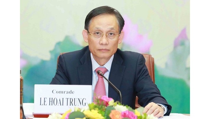 Le chef de la Commission centrale des Relations extérieures du Parti, Lê Hoài Trung. Photo : VNA.