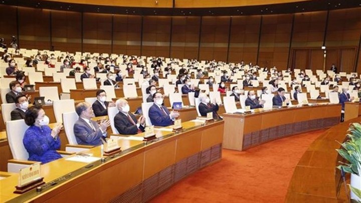 Séance d'ouverture de la 2e session de l'Assemblée nationale. Photo : VNA.
