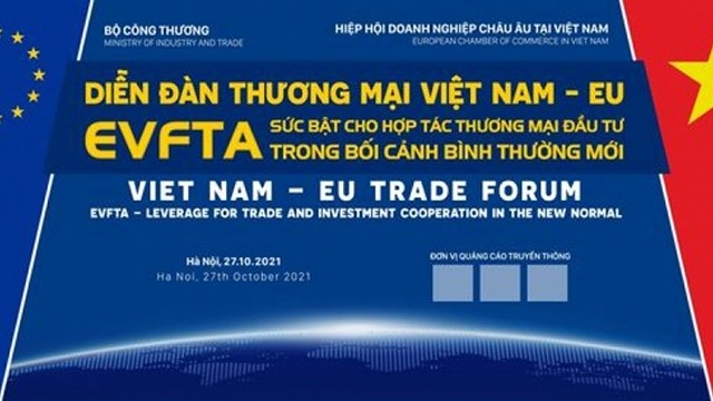 Le Forum commercial Vietnam-UE devrait avoir lieu le 27 octobre à Hanoï. Photo : VOV.