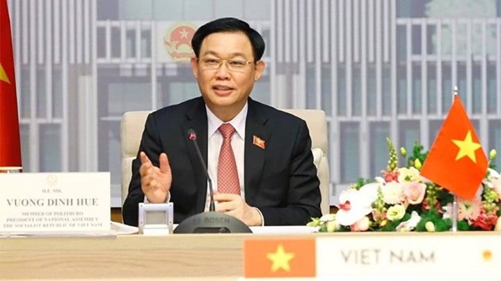 Le Président de l’Assemblée nationale vietnamienne, Vuong Dinh Huê. Photo : VNA.