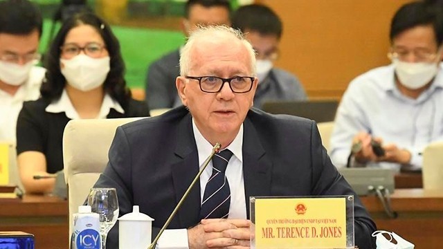 Terence Jones, représentant résident par intérim du PNUD au Vietnam. Photo : VGP.