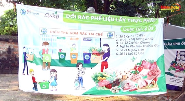 Hanoï : un programme d’échange de déchets contre de la nourriture pour protéger l’environnement