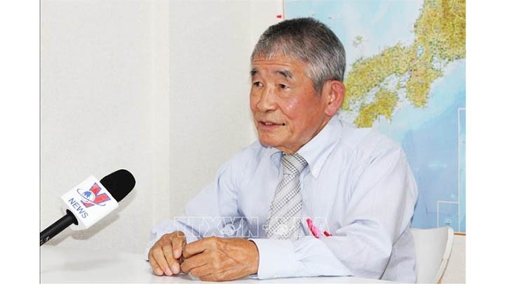 L’ancien secrétaire général de l’Association d’amitié Japon-Vietnam, Ryokichi Motoyoshi. Photo : VNA