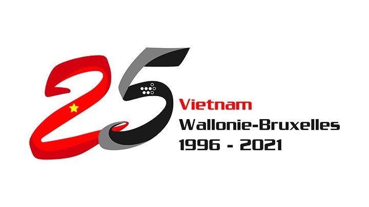 Le logo de Bùi Quang Lâm Truong été choisi comme le logo lauréat du concours de conception de logo pour célébrer le 25e anniversaire de la présence de la DGWB au Vietnam (1996-2021). Photo : WBI.