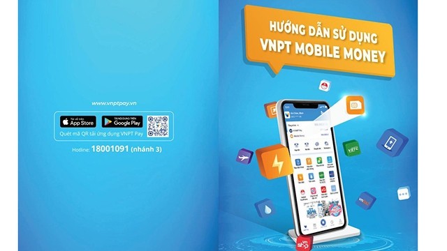 Mobile Money - VNPT Pay aide les abonnés de l’opérateur de réseau mobile Vinaphone de VNPT à utiliser leurs abonnements comme un compte bancaire. photo : ngaynay.vn.