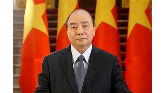 Le Président du Vietnam, Nguyên Xuân Phuc. Photo : VNA/NDEL.