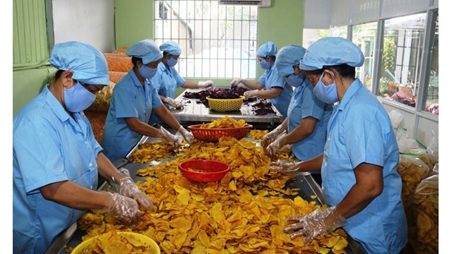 Les fruits séchés sont un article préférés sur le marché indien. Photo: Journal Công Thuong