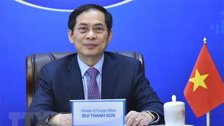 Le ministre vietnamien des Affaires étrangères Bui Thanh Son. Photo : VNA