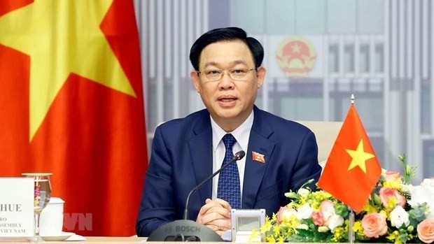 Le président de l'Assemble nationale, Vuong Dinh Huê. Phôt: VNA