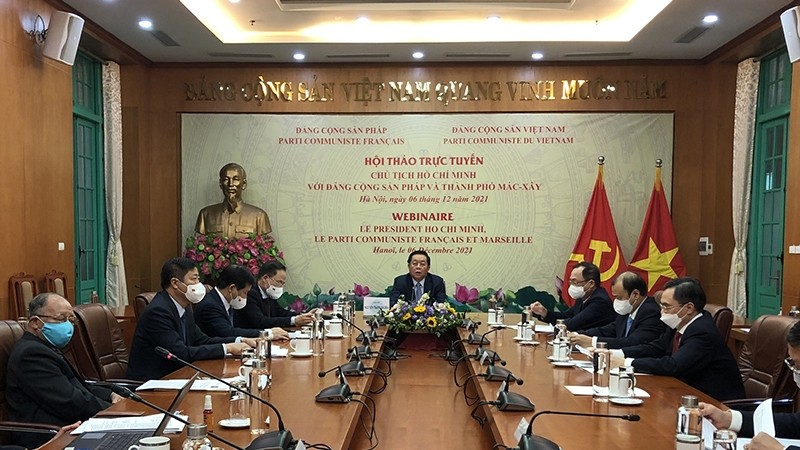 Webinaire met en lumière le rôle du Président Hô Chi Minh auprès du Parti communiste français. Photo : NDEL.