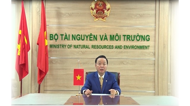 Le ministre des Ressources naturelles et de l’Environnement, Trân Hông Hà. Photo : VNA.