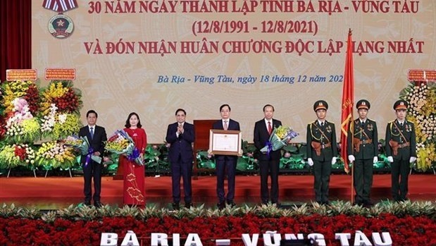 La célébration des 30 ans de la naissance de la province de Ba Ria - Vung Tau. Photo : VNA