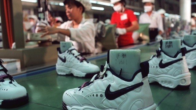  Environ 50% des produits de Nike sont fabriqués au Vietnam. Photo d'illustration : PCV/VNA