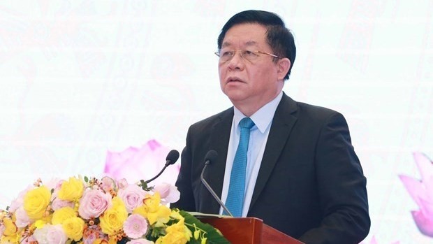 Le président de la Commission centrale de Propagande et d’Éducation du Parti, Nguyên Trong Nghia. Photo : VNA.