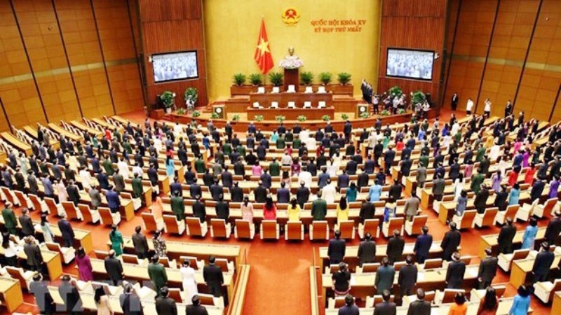 La 2e session de l’Assemblée nationale de la XVe législature. Photo : VNA.