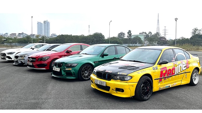 Les véhicules seront utilisées lors du concours de course automobile du Vietnam Motorkhana. Photo : NDEL.