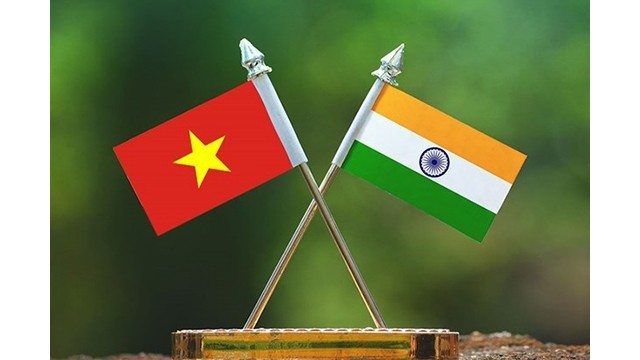Drapeaux nationaux du Vietnam et de l’Inde. Source: Thedispatch.in