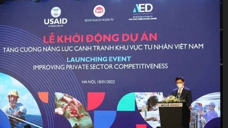 Cérémonie de lancement du projet. Photo : congthuong.vn