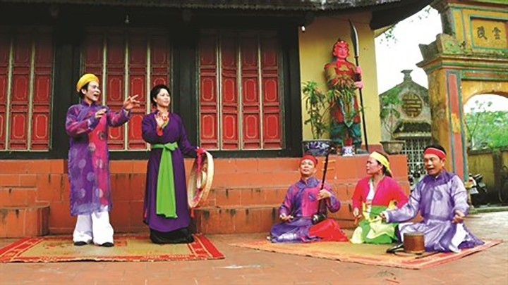 Le "chèo" est considéré comme la plus ancienne forme d’opéra vietnamien. Photo : TB/CVN.