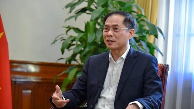 Le ministre vietnamien des Affaires étrangères, Bùi Thanh Son. Photo : VOV.