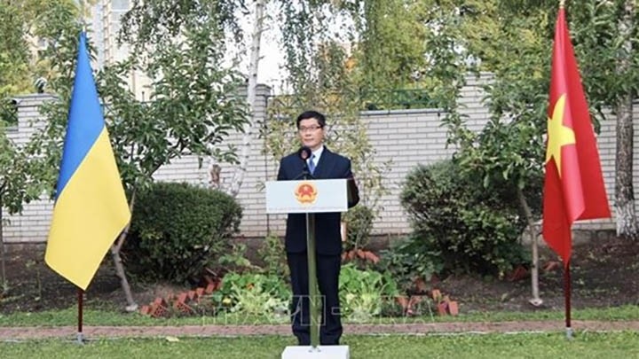 L'ambassadeur du Vietnam en Ukraine, Nguyên Hông Thach. Photo : VNA.