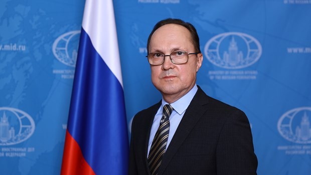 L'ambassadeur russe Gennady Bezdetko. Photo : VNA.