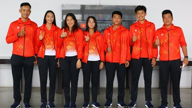 Les membres des équipes masculine et féminine de tennis pour junior participeront aux préliminaires de la Coupe Davis et de la Billie Jean King Cup pour junior pour l’Asie - Pacifique 2022. Photo : VTF.