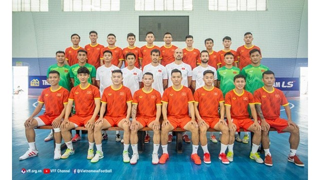 La sélection vietnamienne de futsal. Photo : VFF.