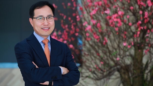 Le directeur général de Samsung Vietnam, Choi Joo Ho. Photo : VNA.