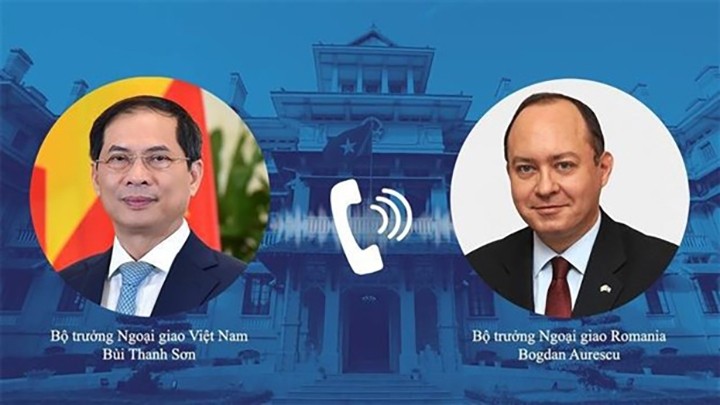 Vietnam-Roumanie : conversation téléphonique entre les deux ministres des AE. Photo : VNA