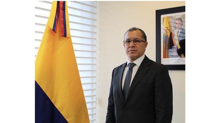 L'ambassadeur de Colombie au Vietnam, Miguel Angel Rodriguez Melo. Photo : VNA.