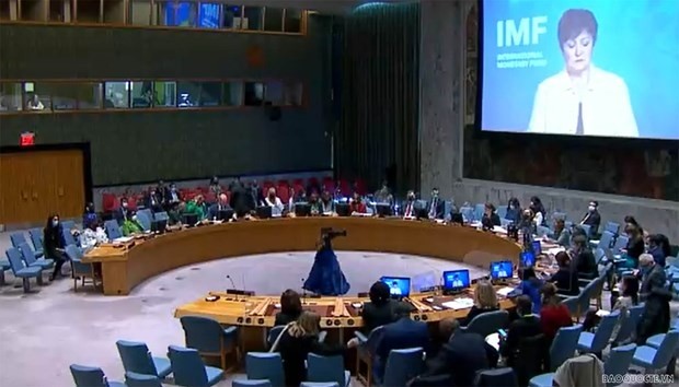 Séance de débat du Conseil de Sécurité des Nations Unies sur le programme les femmes, la paix et la sécurité. Photo : VNA.