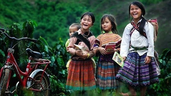 Des enfants ethniques. Photo : VNA.