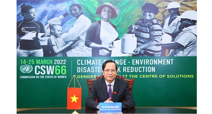 Le ministre vietnamien du Travail, des Invalides et des Affaires sociales, Dao Ngoc Dung. Photo : thoidai.com.vn