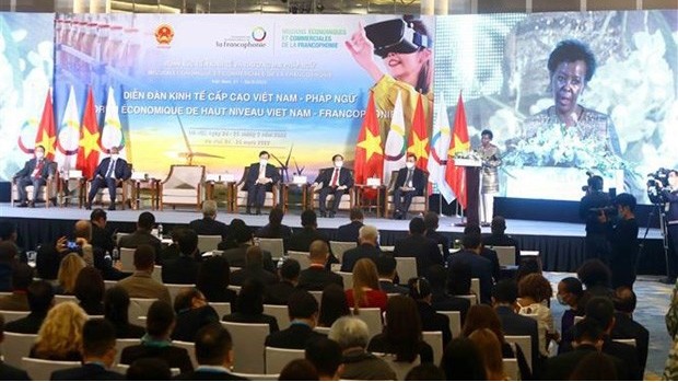 Forum économique de haut niveau Vietnam - Francophonie. Photo : VNA.