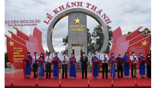 Mise en service du parc culturel du monument de Go Hà. Photo : NDEL.