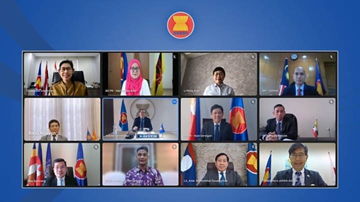 Le Vietnam à la réunion du Comité mixte de Coopération ASEAN - Japon. Photo : VNA.