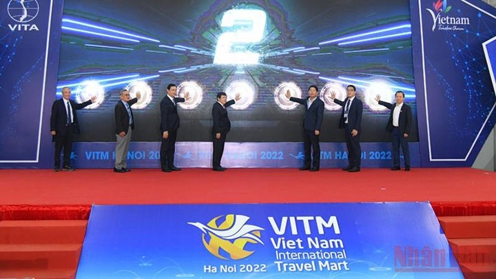 Ouverture de la Foire internationale du tourisme du Vietnam-VITM 2022. Photo : Thanh Dat/NDEL.