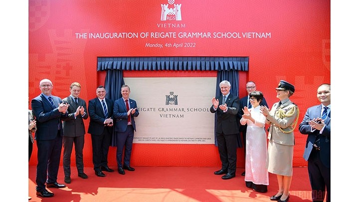 Inauguration de l’école Reigate Grammar Vietnam. Photo : NDEL