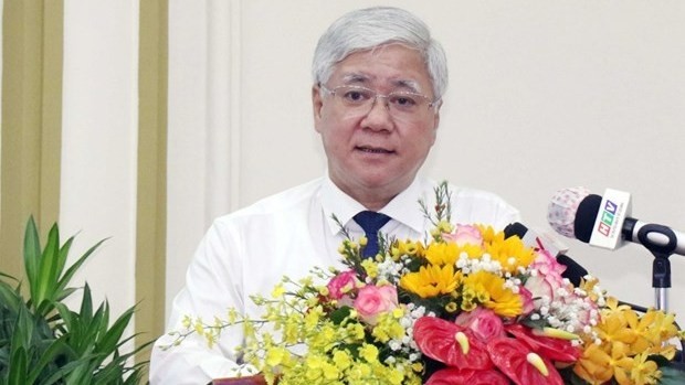 Le secrétaire du Comité central du Parti et président du Comité central du Front de la Patrie du Vietnam (FPV), Dô Van Chiên. Photo : VNA.
