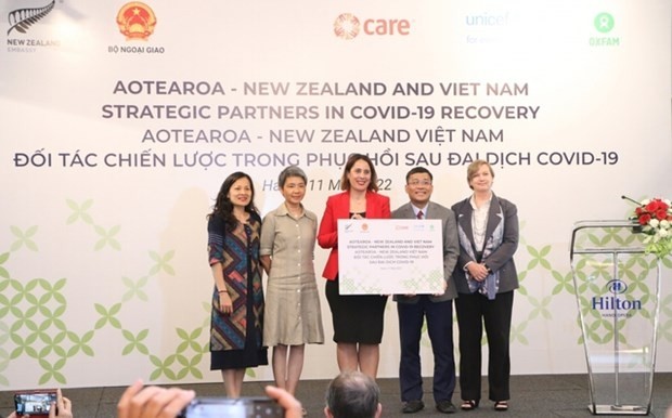 L'Ambassade de Nouvelle-Zélande au Vietnam a annoncé une enveloppe de soutien de 2 millions de dollars néo-zélandais pour aider le Vietnam à se remettre après la pandémie de COVID-19. Photo : VNA.
