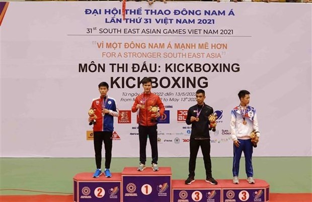 Le Vietnam sur le plus haute marche du podium. Photo: VNA
