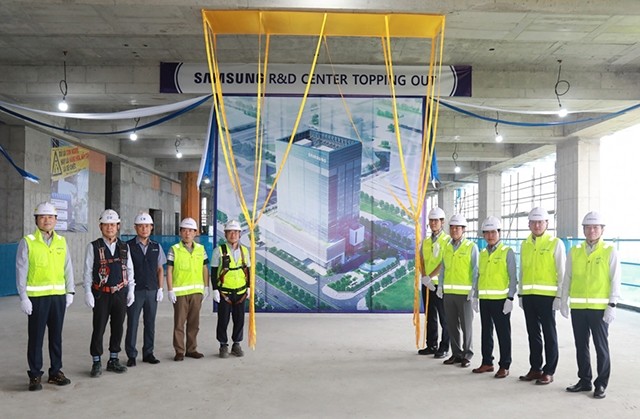 La construction du centre a débuté en mars 2020 et 70 % de la charge de travail a été achevée. Photo : VOV.