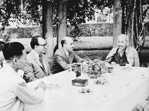 Le Président Hô Chi Minh se démarquait par sa simplicité, sa modestie et sa sincérité. Photo d'archives : VNA.